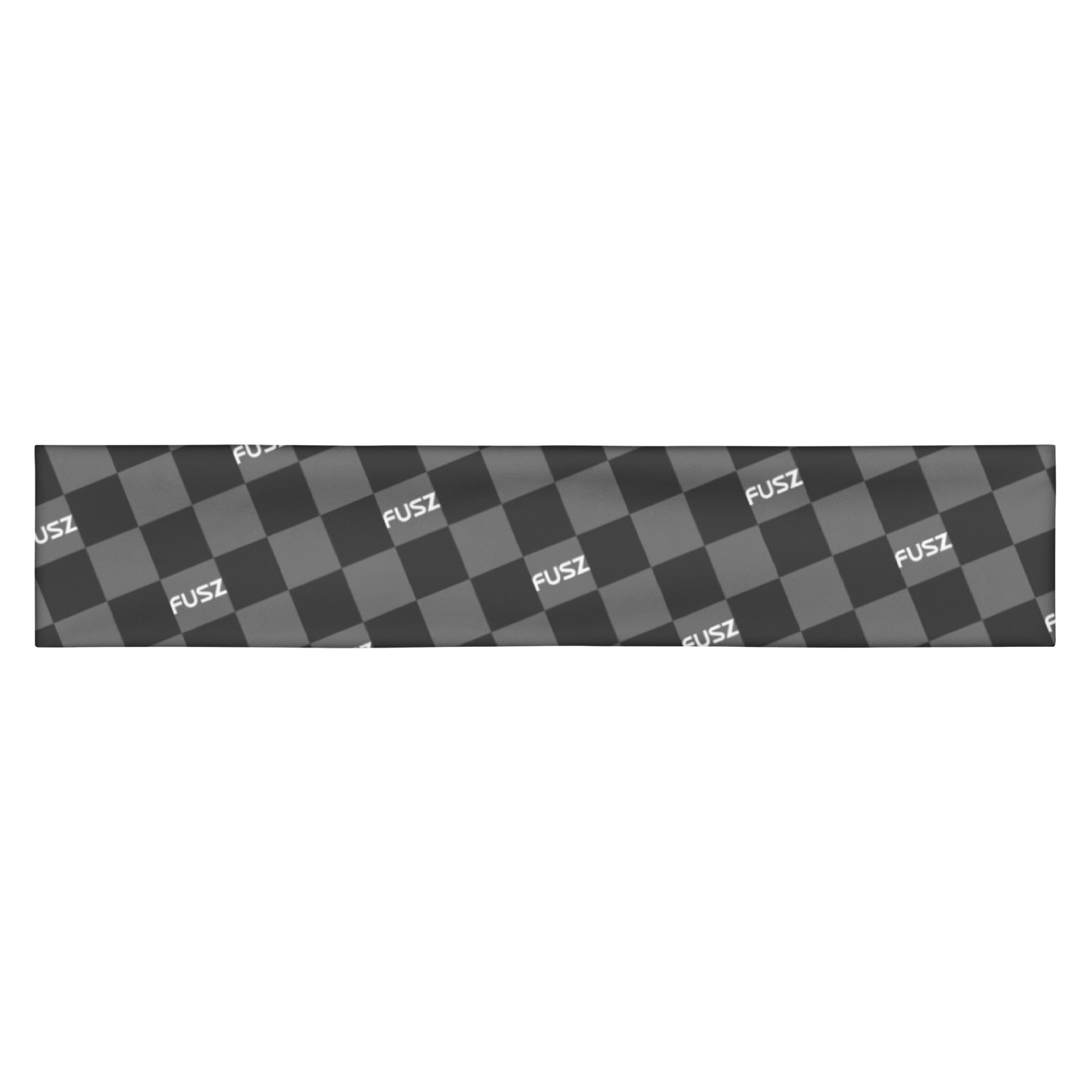 Headband - Checkered Fusz Gray