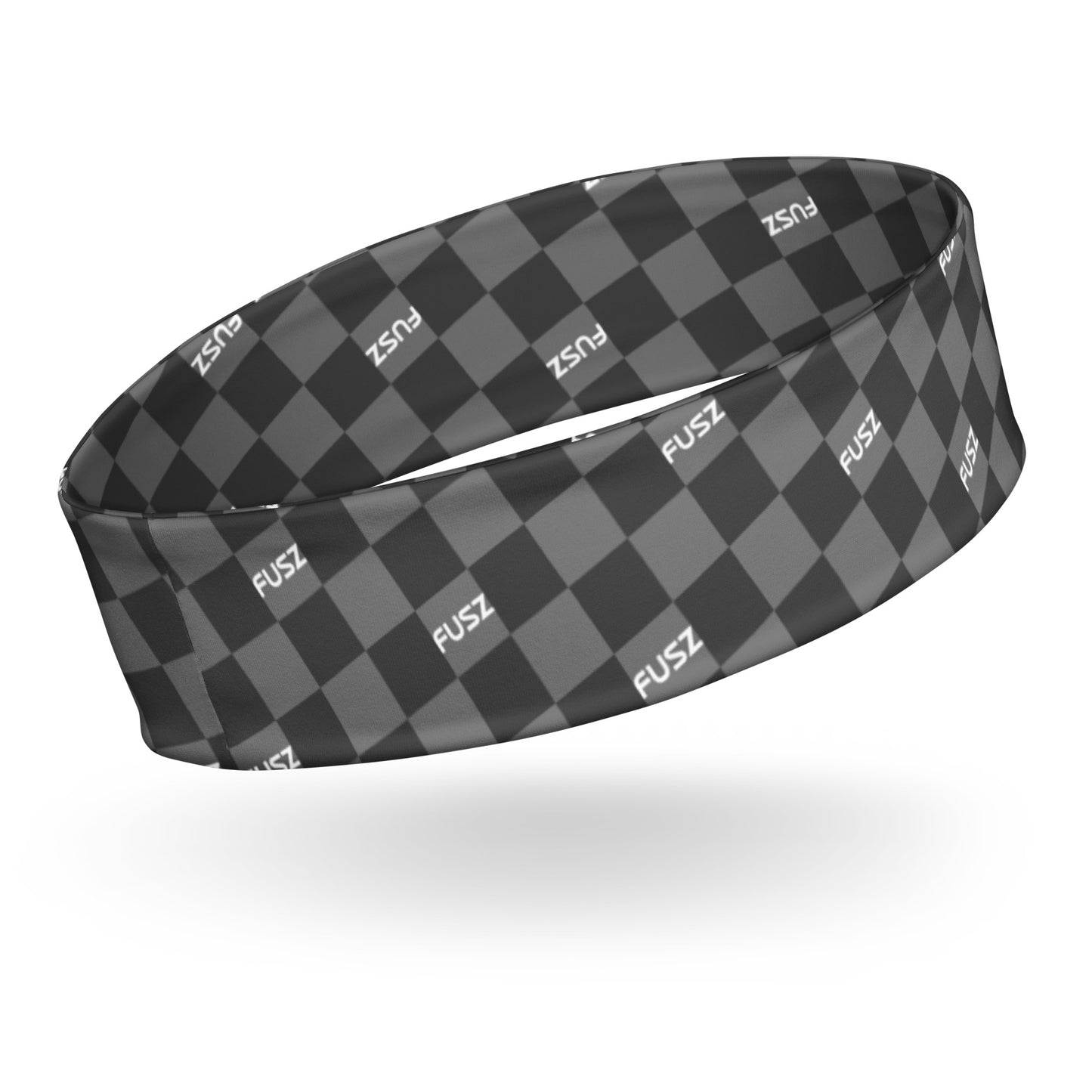 Headband - Checkered Fusz Gray