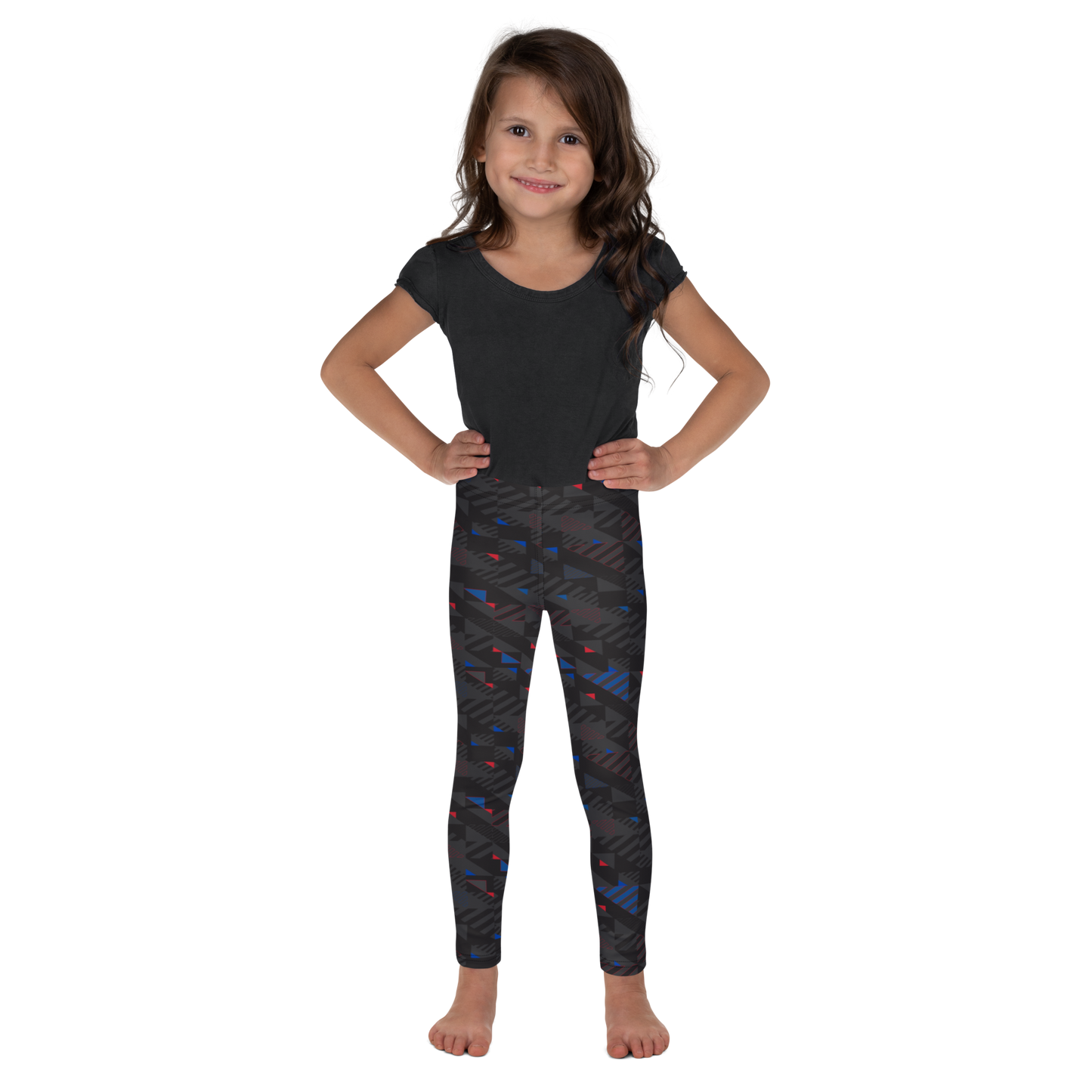 Kid's Leggings - Fusz Gray Pattern