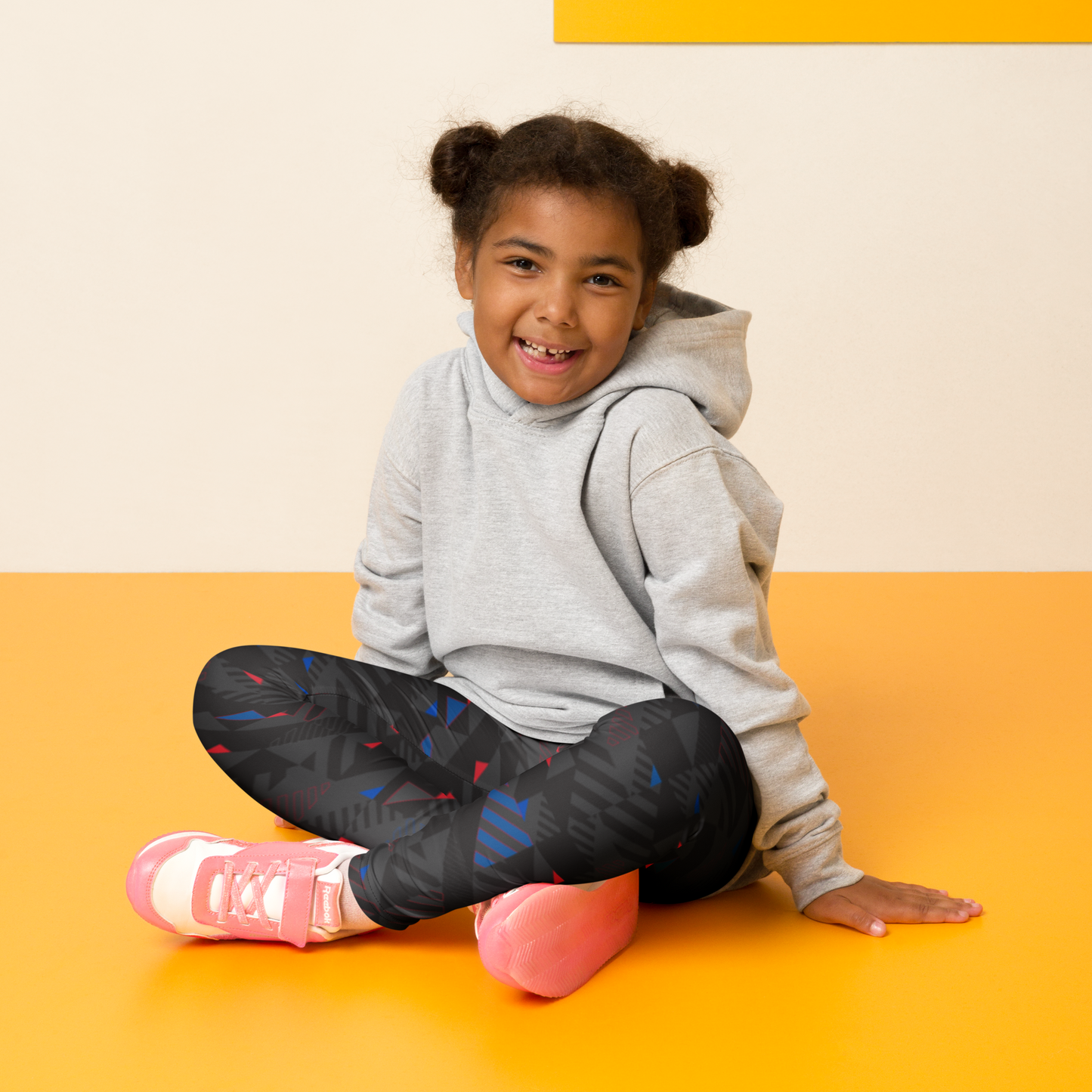 Kid's Leggings - Fusz Gray Pattern