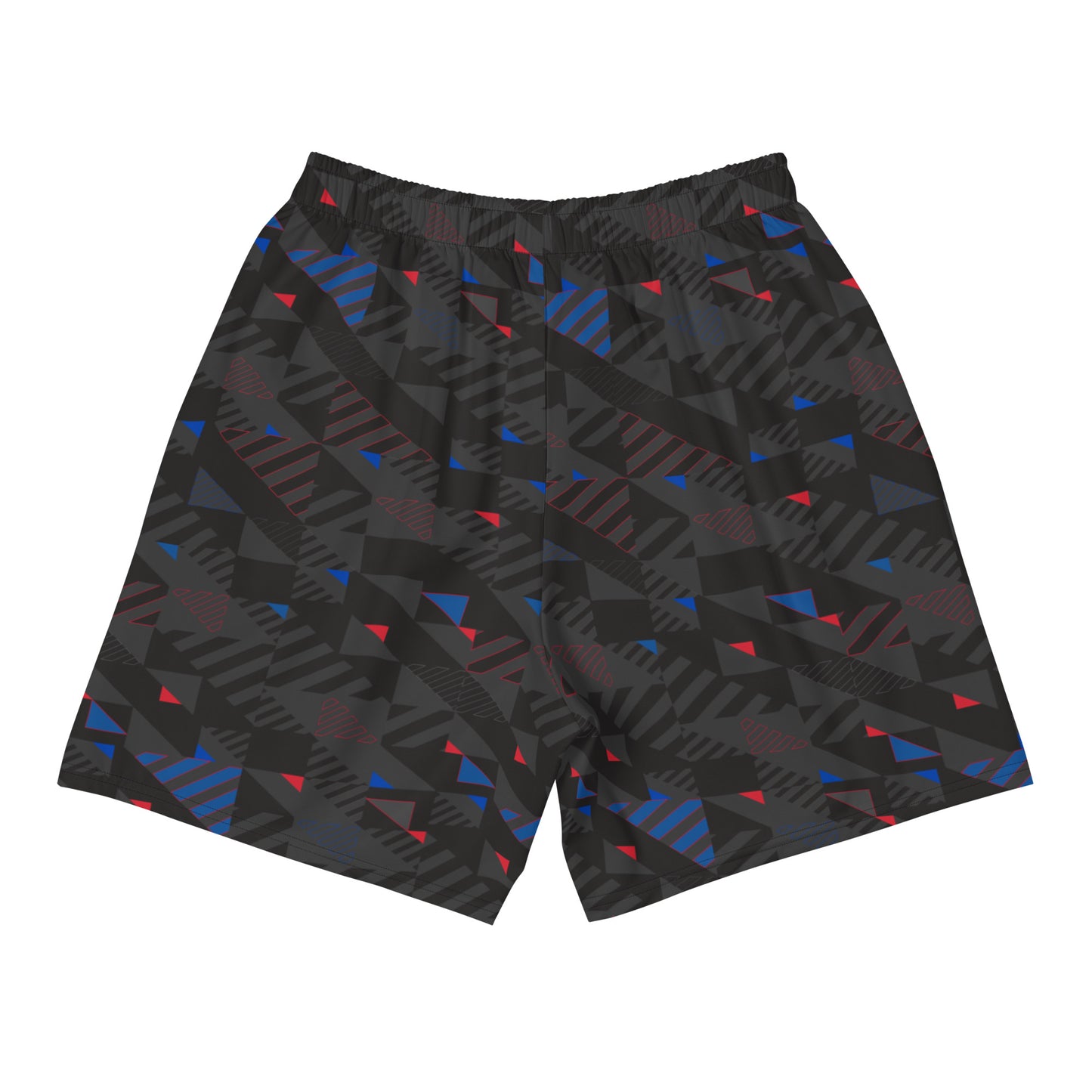 Men's Athletic Shorts - Gray Fusz Pattern