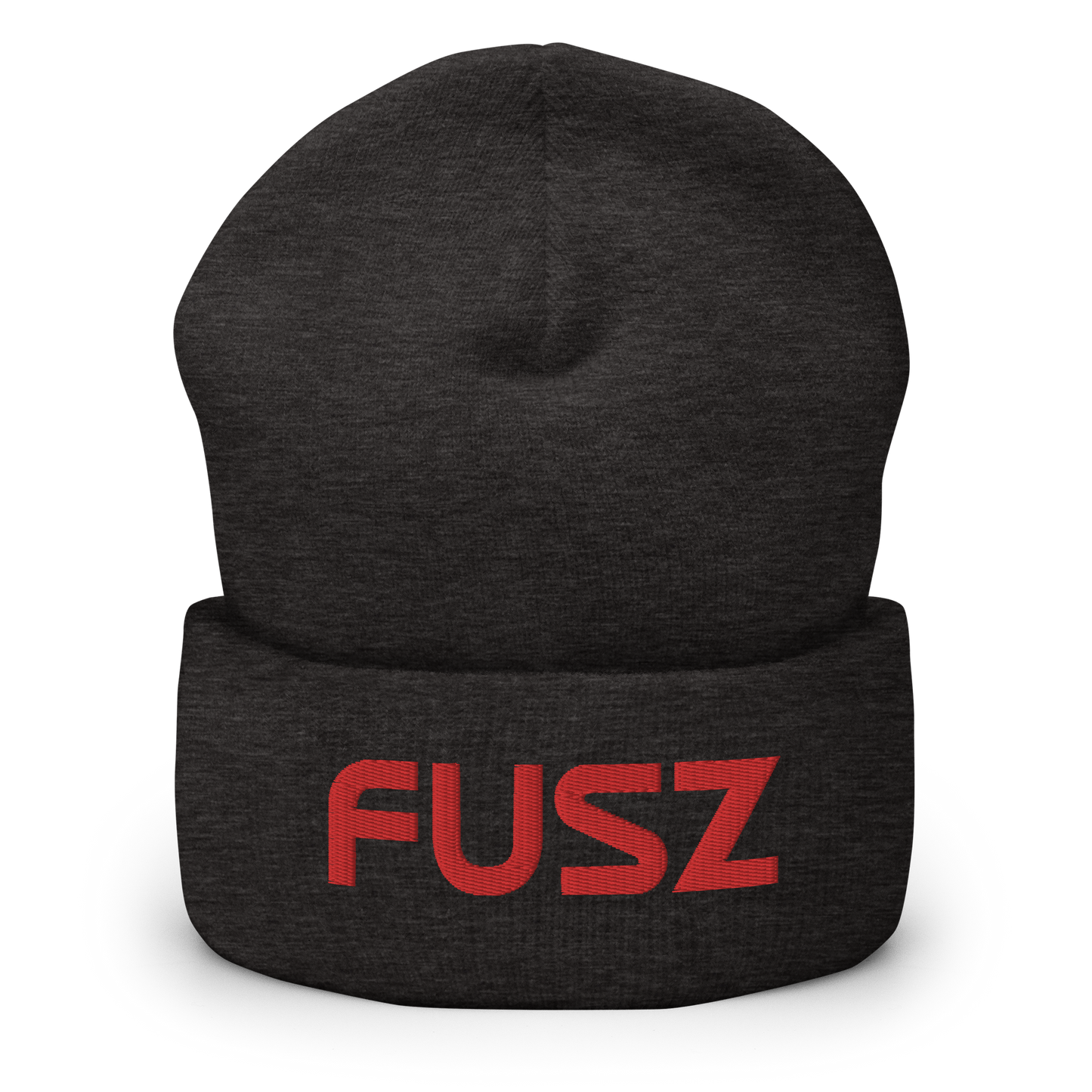 Adult Beanie Cuffed - Embroidered Fusz
