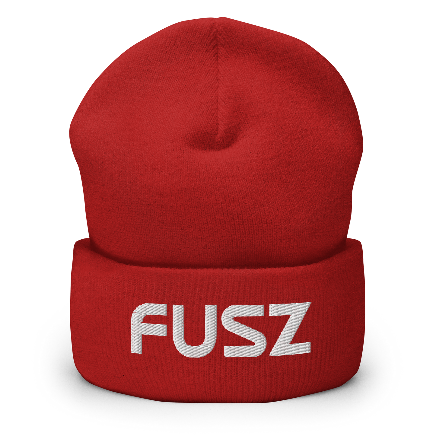 Adult Beanie Cuffed - Embroidered Fusz