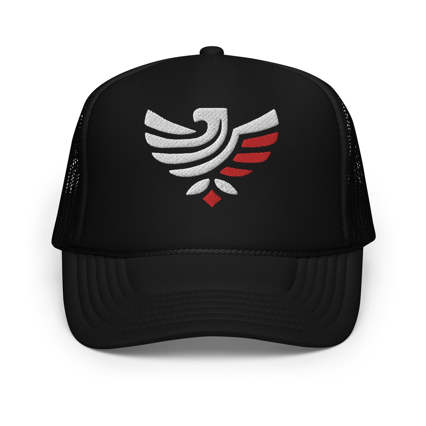 Adult Foam Trucker - Embroidered Hawk