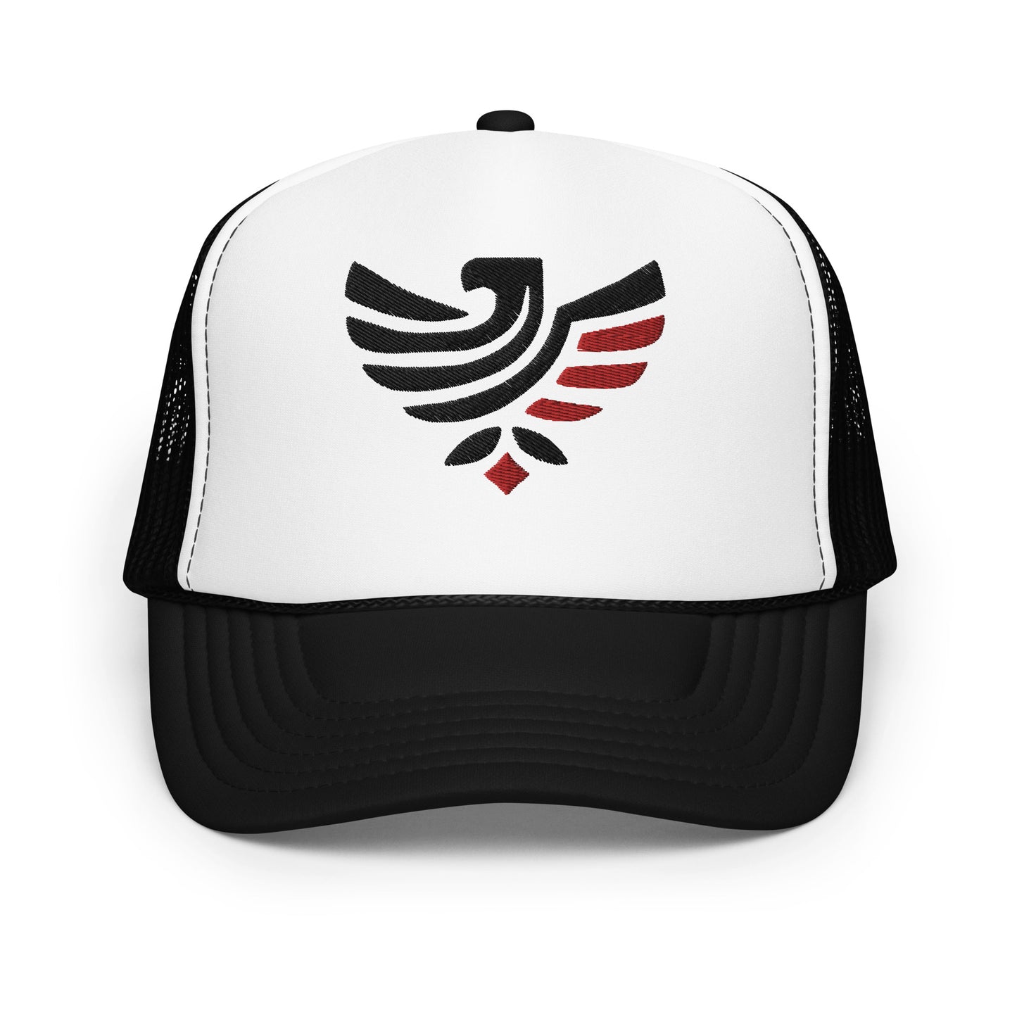 Adult Foam Trucker - Embroidered Hawk