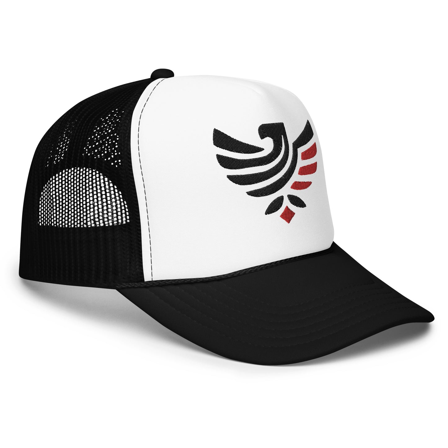 Adult Foam Trucker - Embroidered Hawk