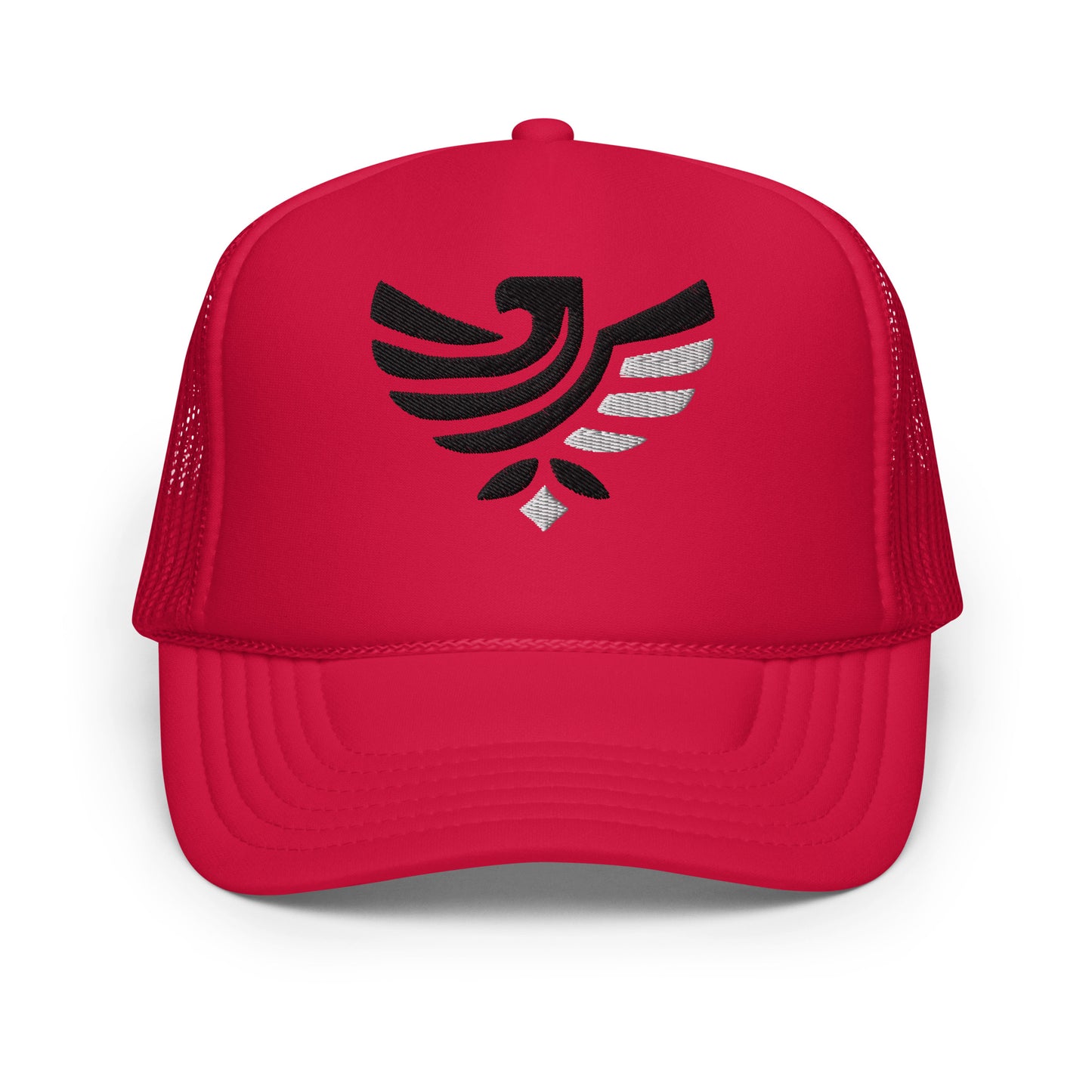 Adult Foam Trucker - Embroidered Hawk