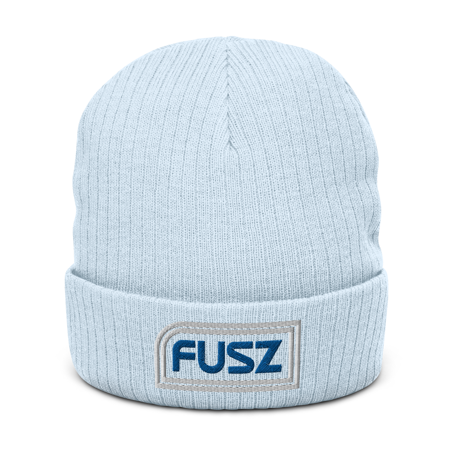 Adult Beanie Ribbed - Embroidered Fusz Sticker