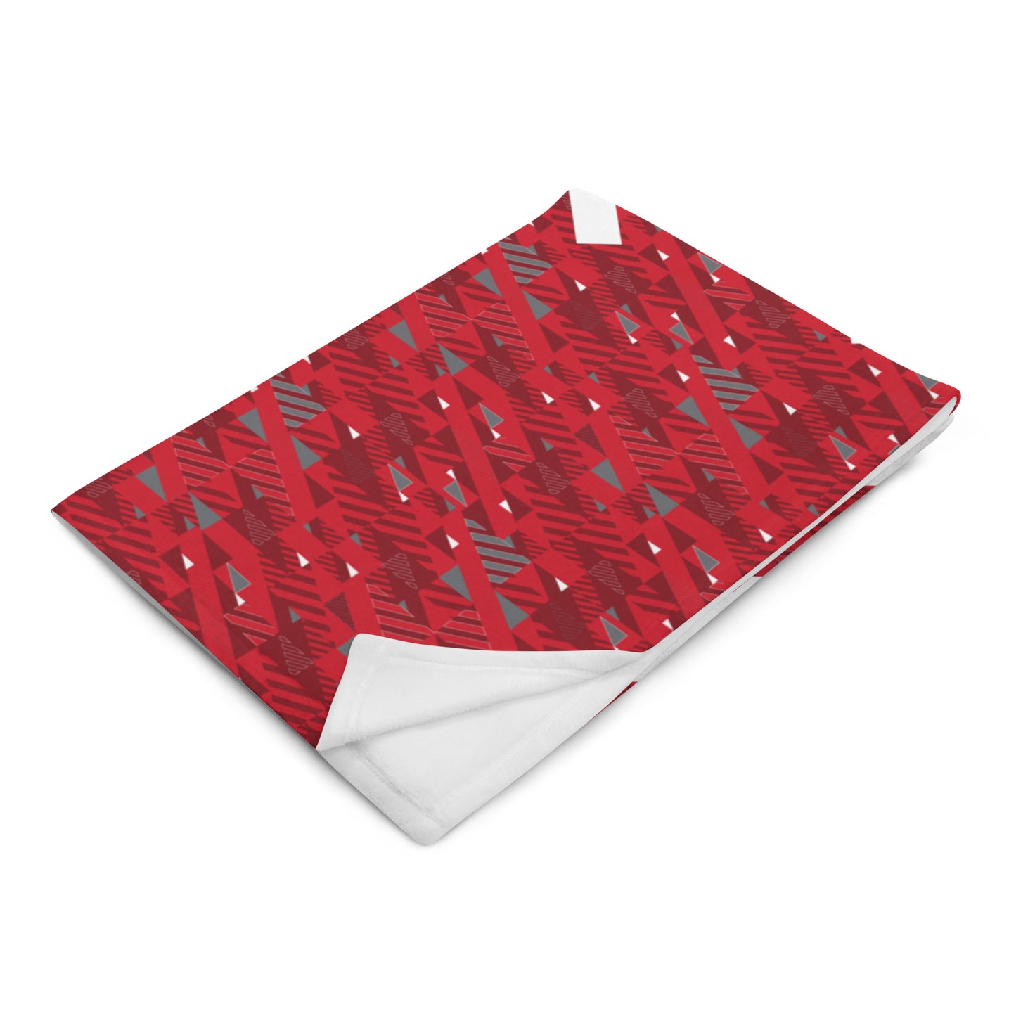 Light Weight Throw Blanket - Fusz Red Pattern
