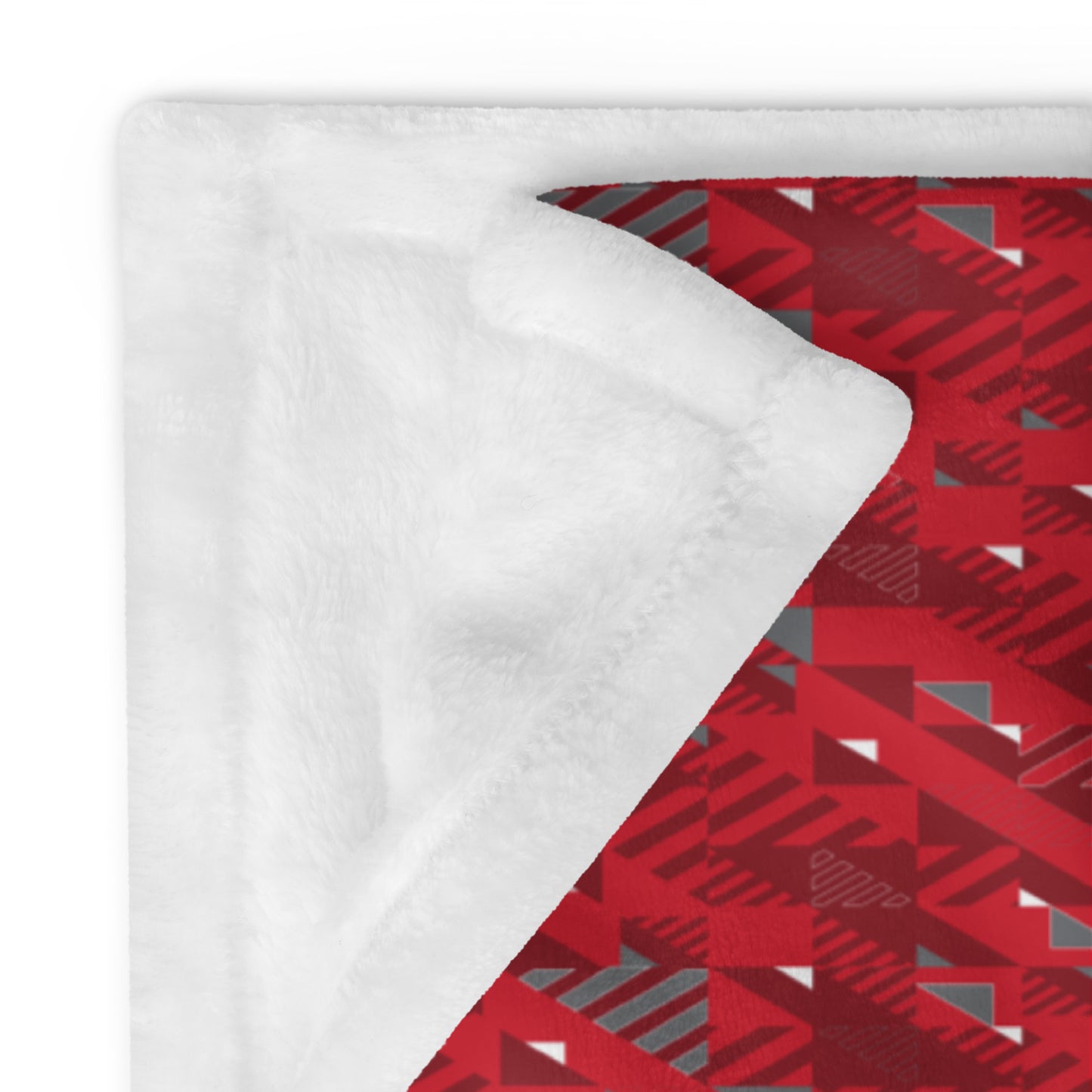 Light Weight Throw Blanket - Fusz Red Pattern