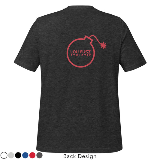 Adult Shirt - Lou Fusz Athletic Bomb Outline