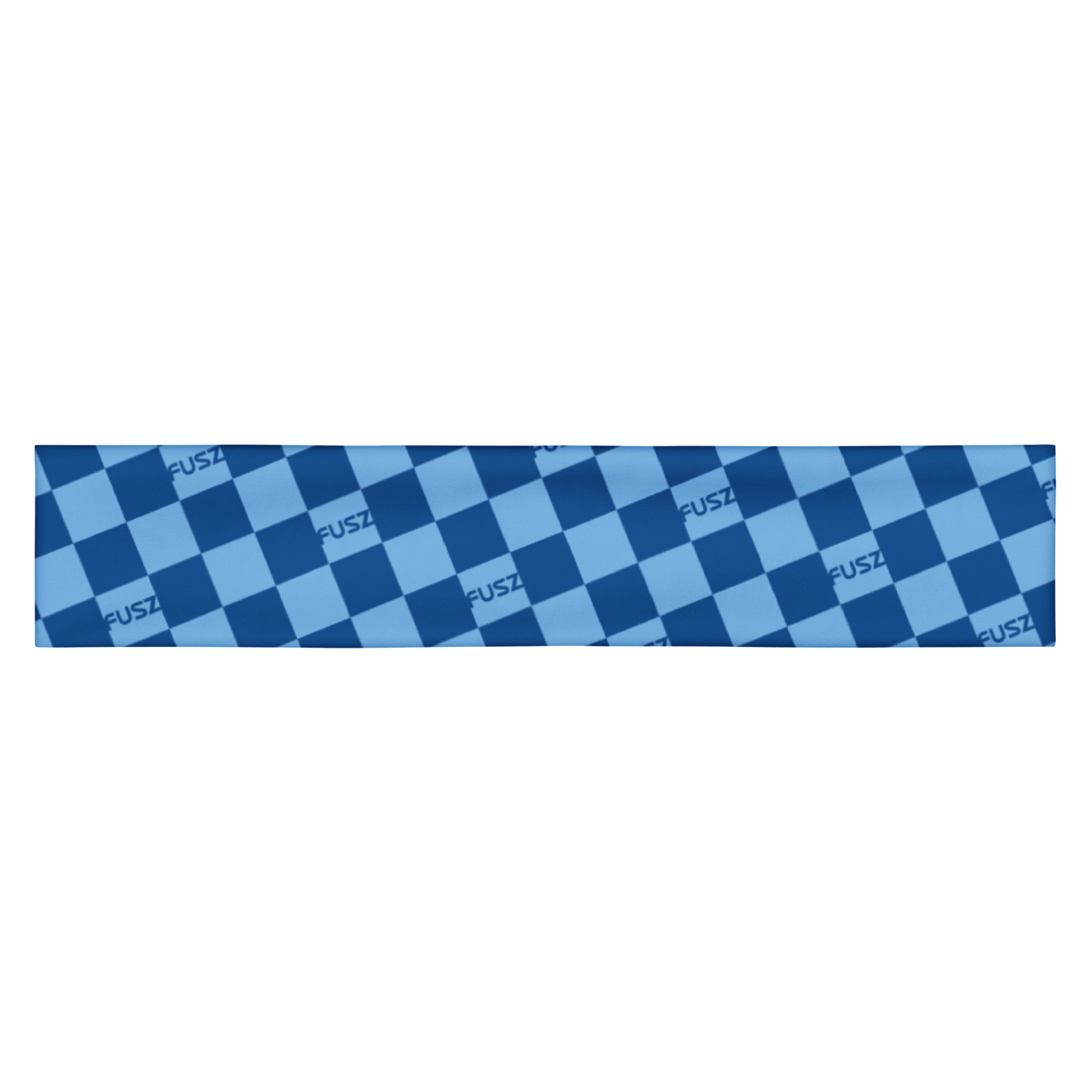 Headband - Checkered Fusz Blue