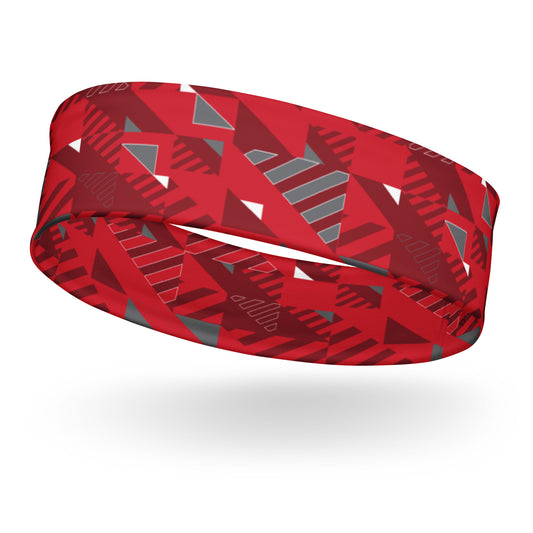 Headband - Red Fusz Pattern