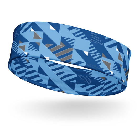 Headband - Blue Fusz Pattern