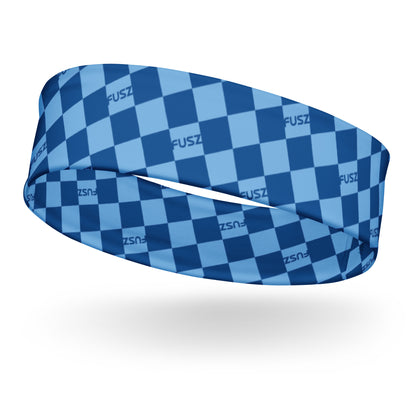 Headband - Checkered Fusz Blue