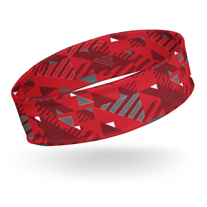 Headband - Red Fusz Pattern