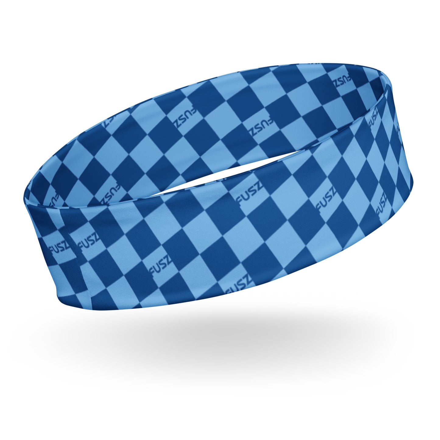 Headband - Checkered Fusz Blue