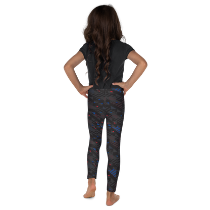 Kid's Leggings -  Fusz Gray Pattern