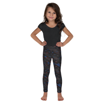 Kid's Leggings -  Fusz Gray Pattern