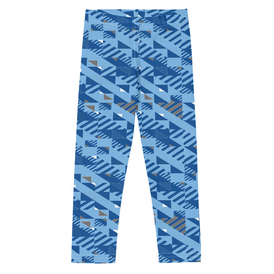 Kid's Leggings - Fusz Blue Pattern