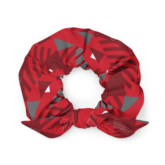 Scrunchie - Red Fusz Pattern