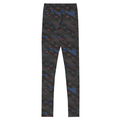 Youth Leggings - Fusz Gray Pattern