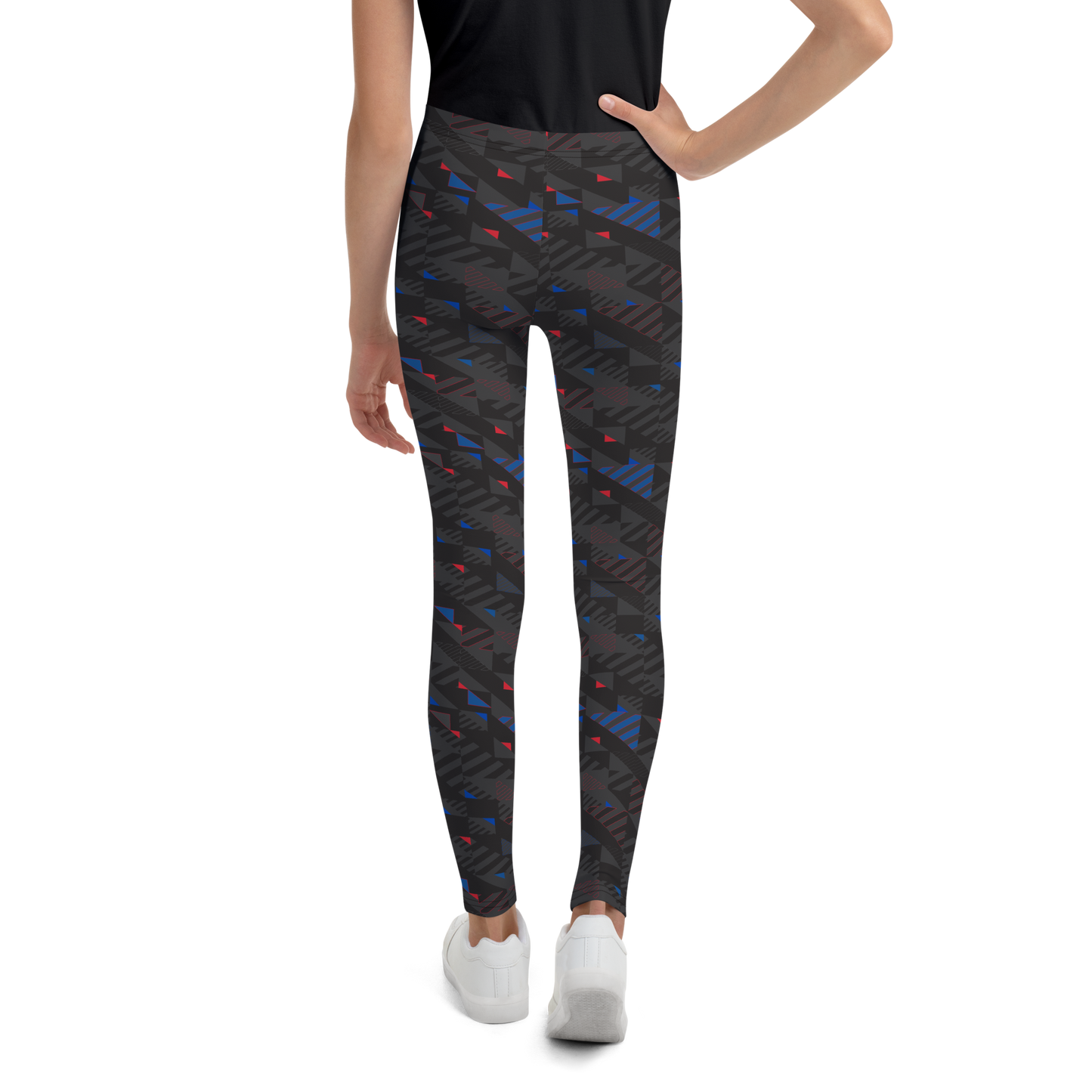 Youth Leggings - Fusz Gray Pattern