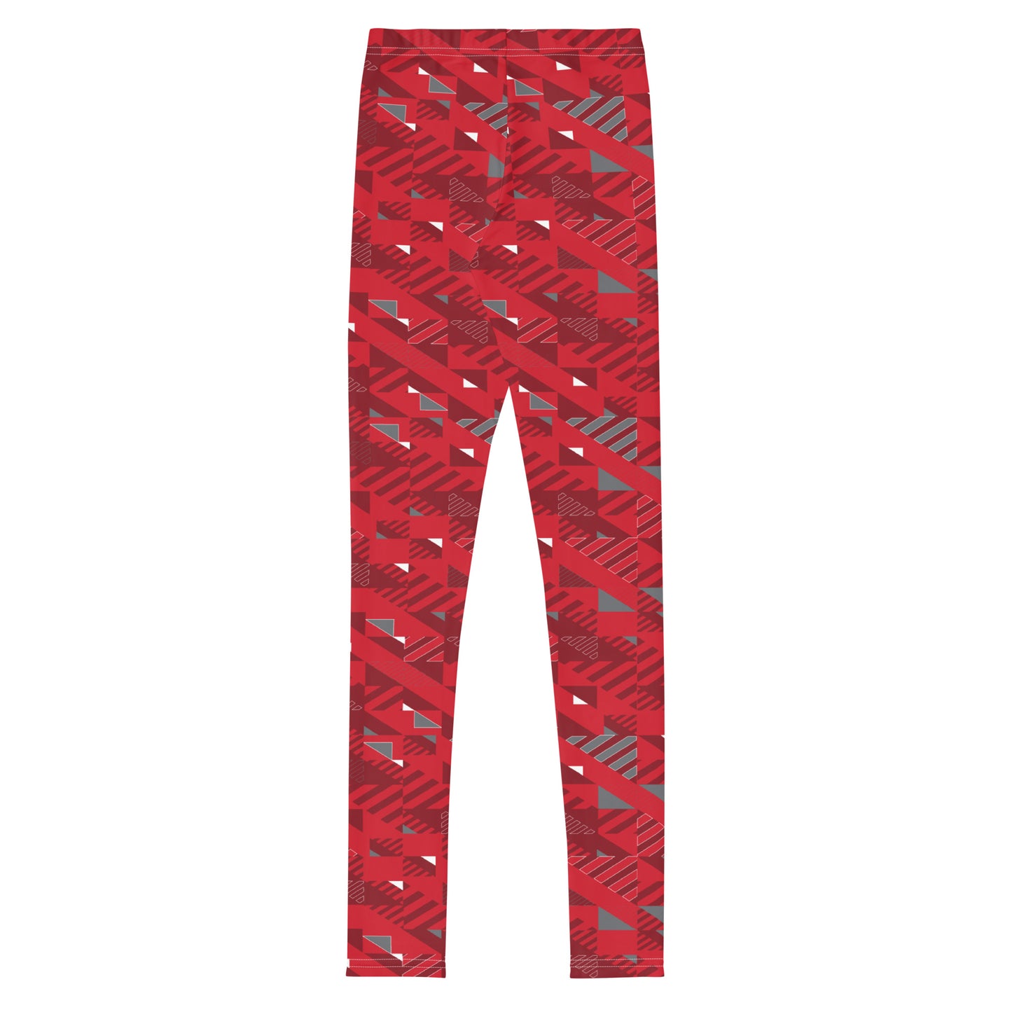 Youth Leggings - Fusz Red Pattern