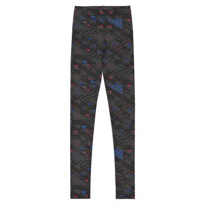 Youth Leggings - Fusz Gray Pattern