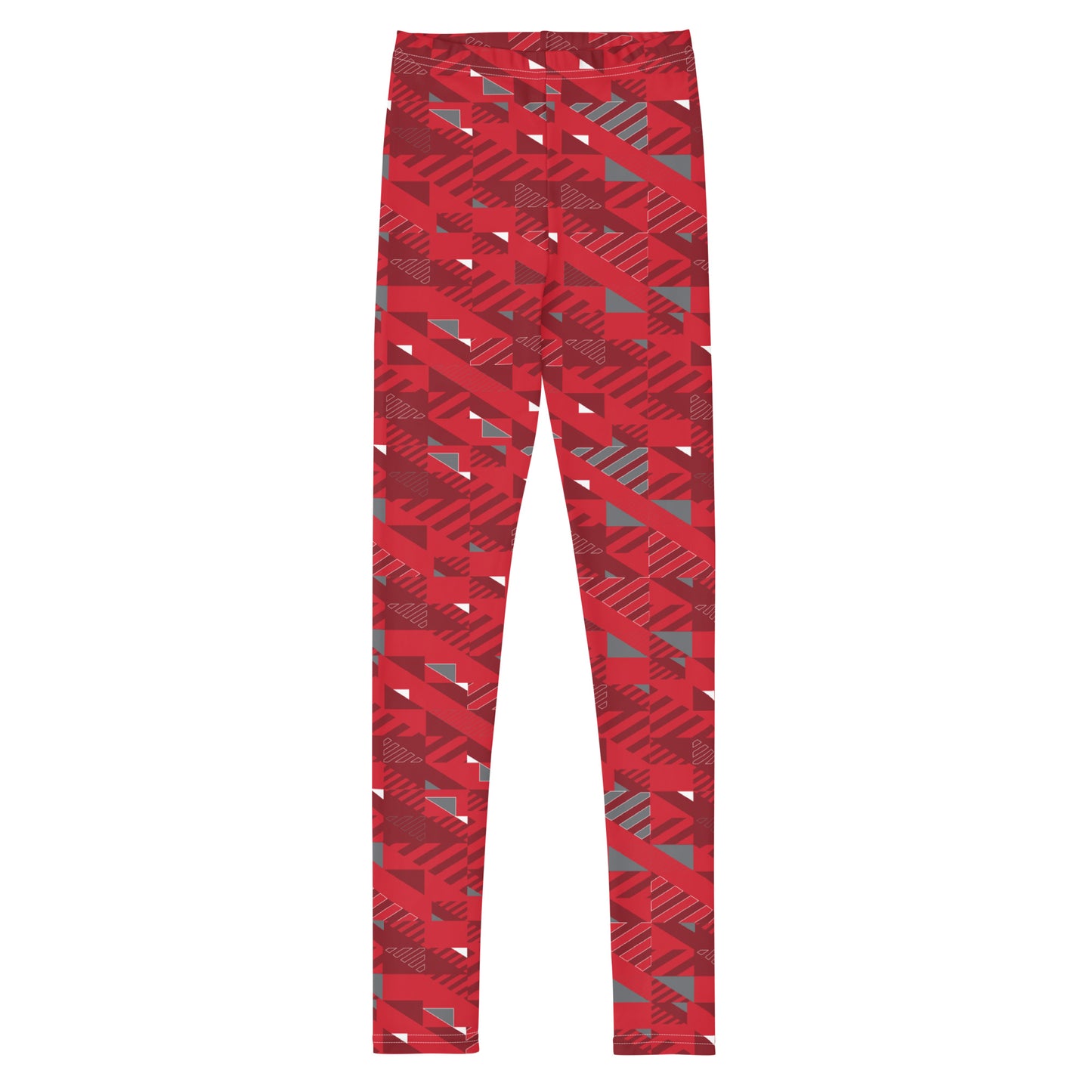 Youth Leggings - Fusz Red Pattern