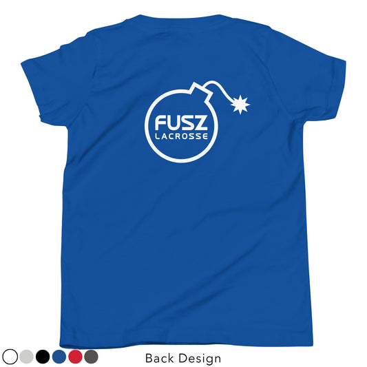 Youth Shirt - Fusz Lacrosse Bomb Outline