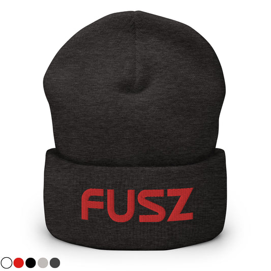 Adult Beanie Cuffed - Embroidered Fusz