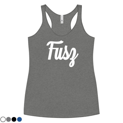 Women's Racerback Tank - Fusz Script