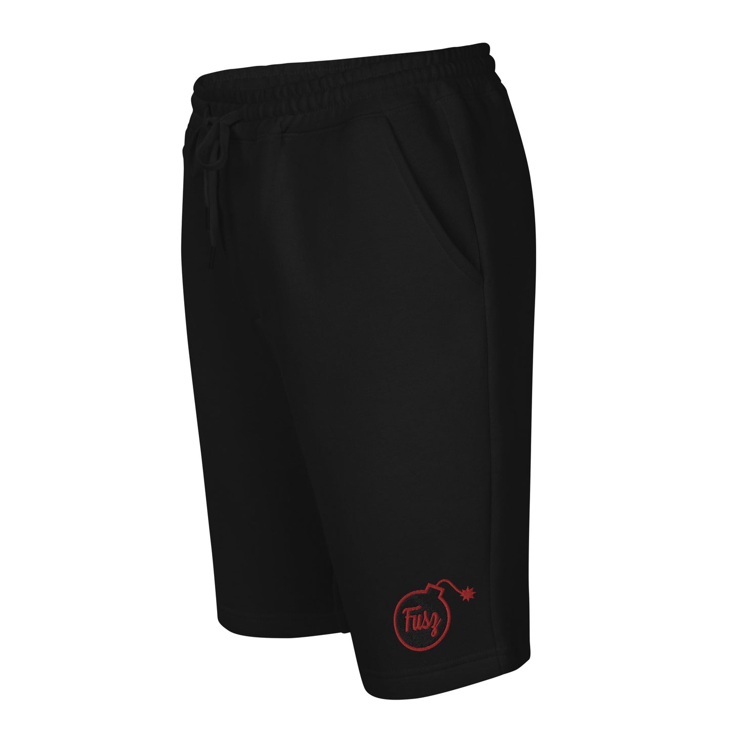 Men's Sweatshorts - Embroidered Fusz Bomb