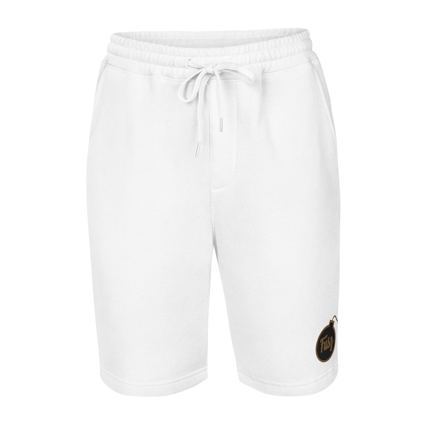 Men's Sweatshorts - Embroidered Fusz Bomb