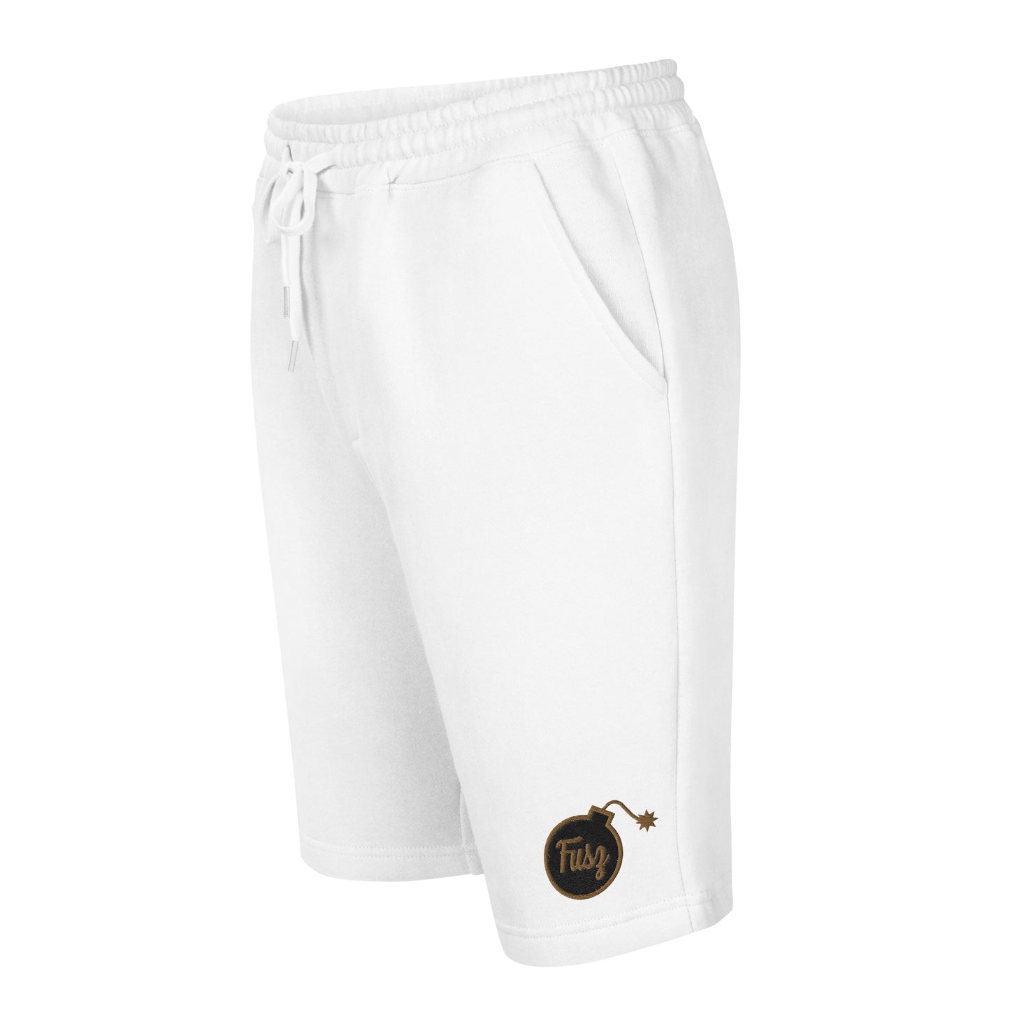 Men's Sweatshorts - Embroidered Fusz Bomb