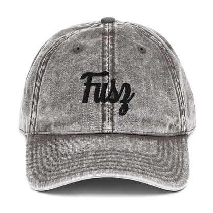 Adult Vintage Twill Hat - Embroidered Fusz Script