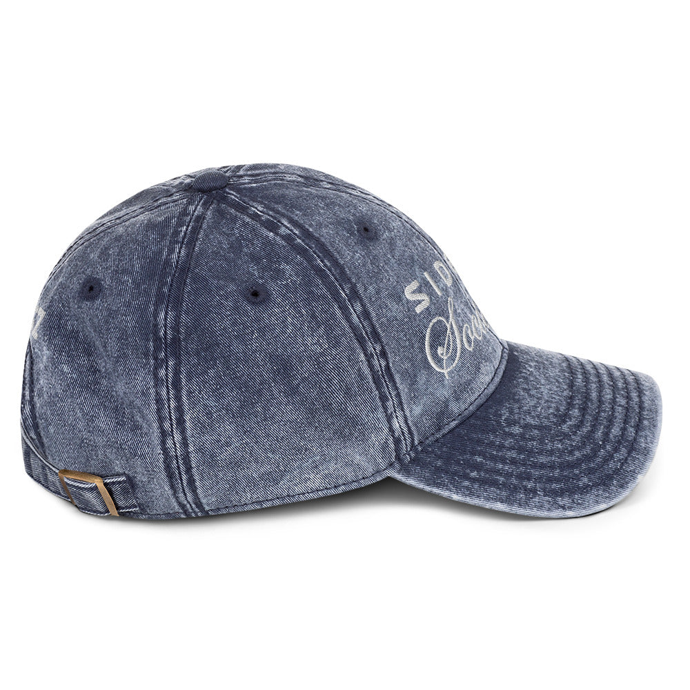 Adult Vintage Twill Hat - Embroidered Sideline Social Club