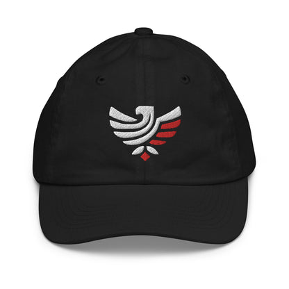 Youth Hat - Embroidered Hawk