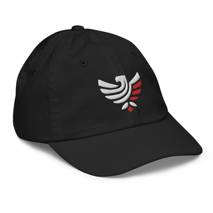 Youth Hat - Embroidered Hawk