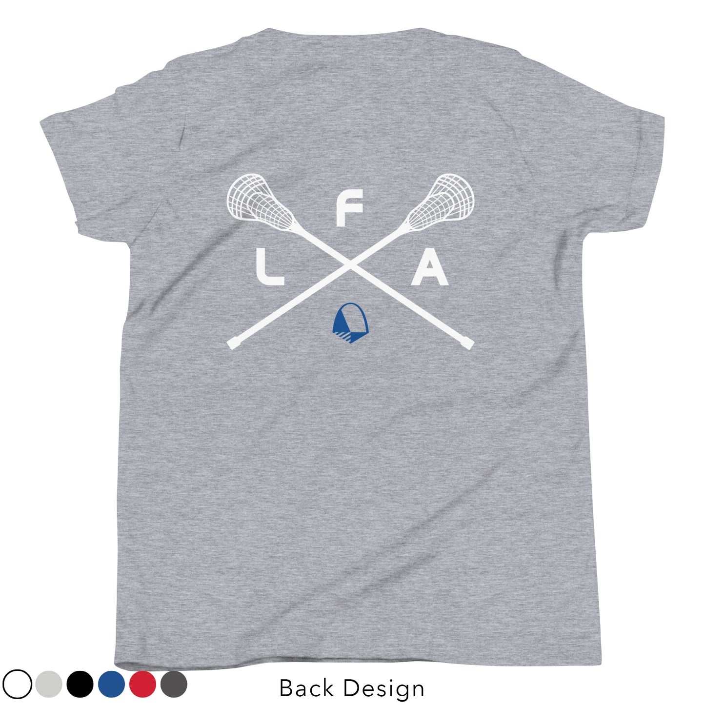 Youth Shirt - Lacrosse Sticks & Crest