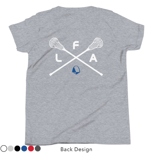 Youth Shirt - Lacrosse Sticks & Crest