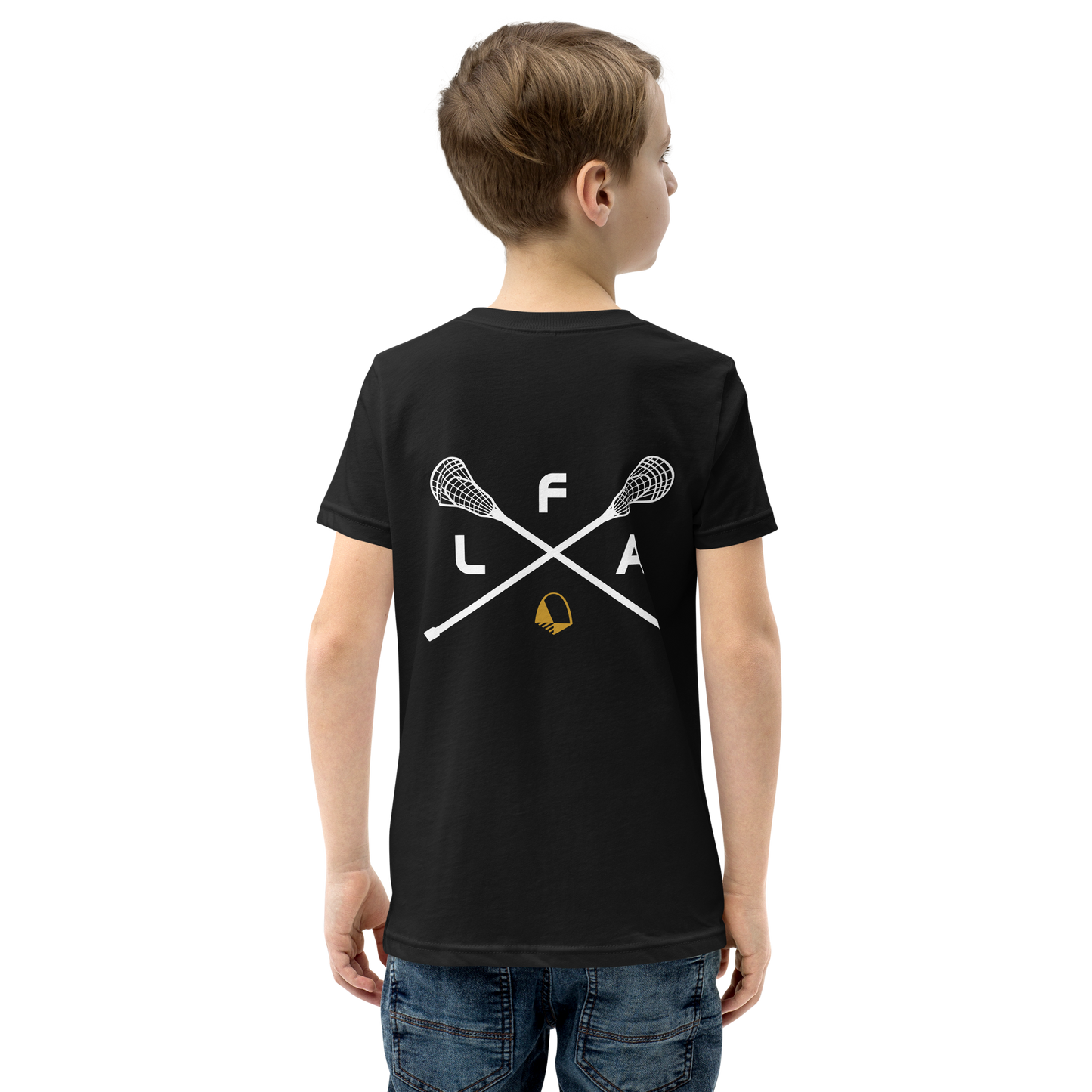 Youth Shirt - Lacrosse Sticks & Crest