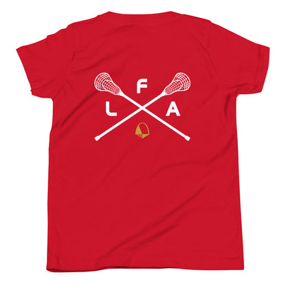 Youth Shirt - Lacrosse Sticks & Crest